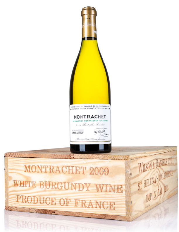 Lot 295: 3 bottles 2009 Domaine de la Romanee Conti Montrachet in OWC