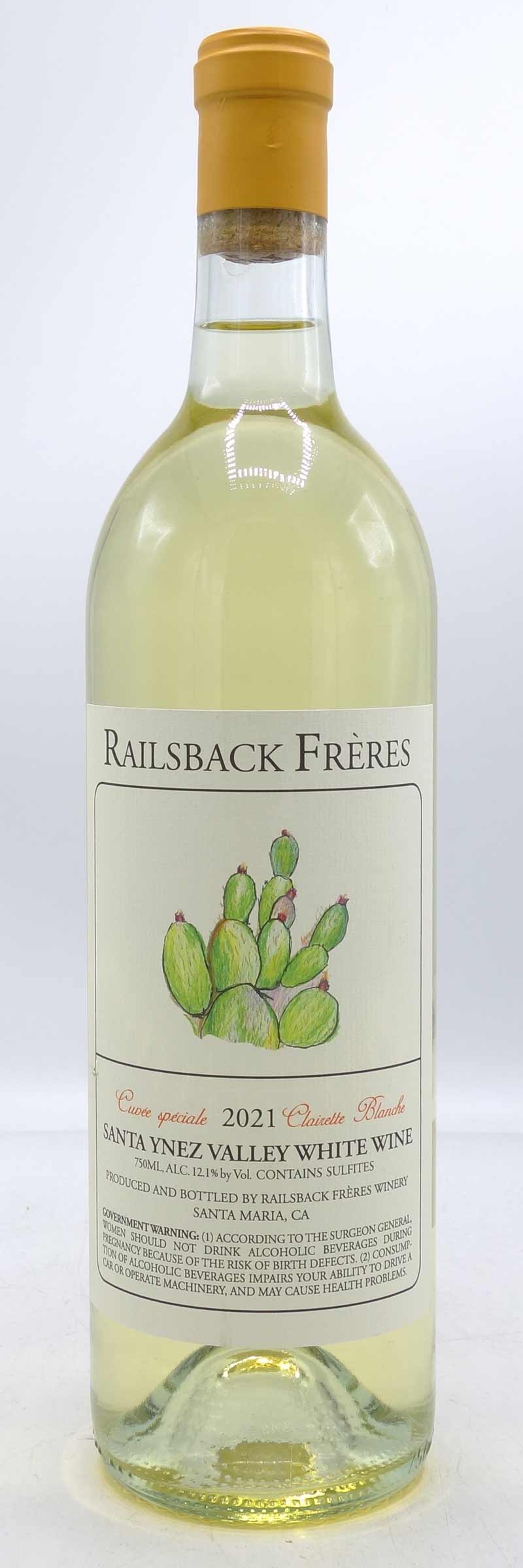 2021 Railsback Freres Clairette Blanche 750ml