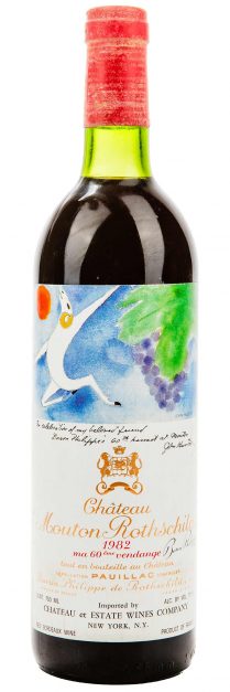 1982シャトームートンロスチャイルドポイヤック750 ml